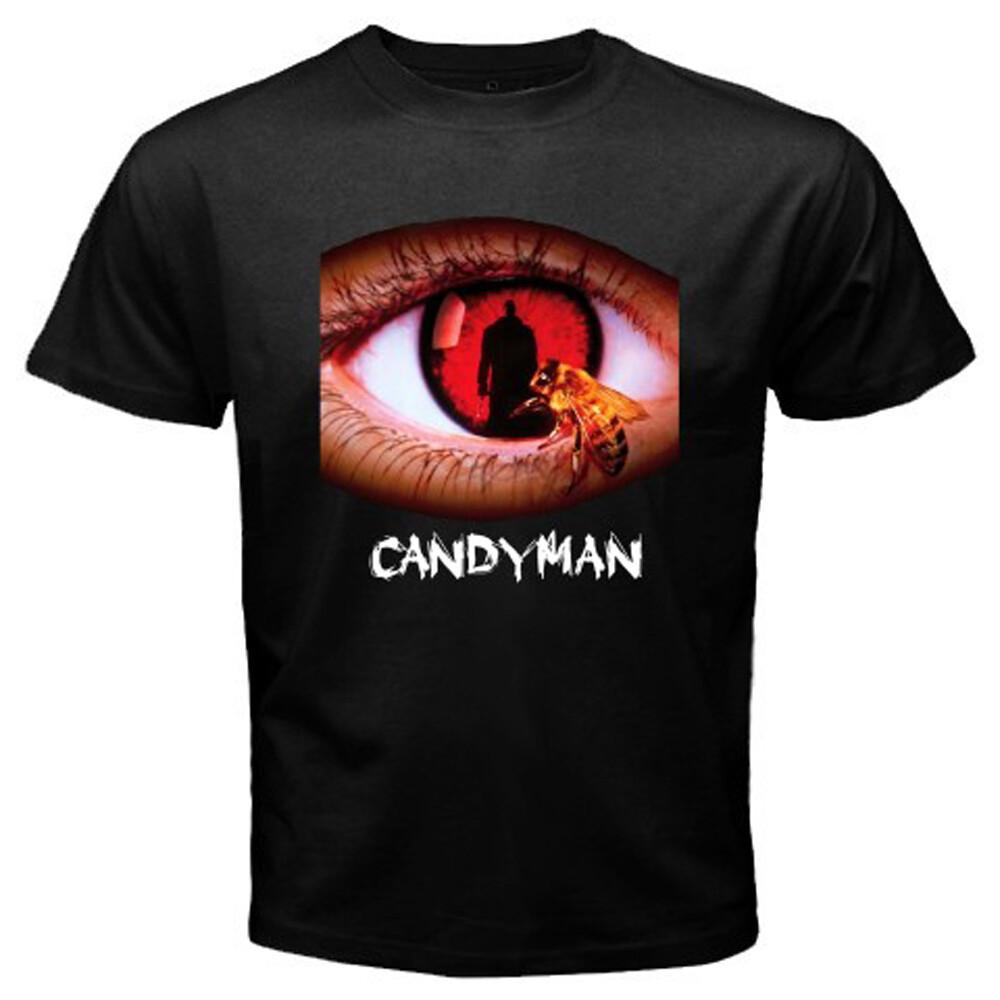 Candyman Horror Movie Logo Mens Black T-shirt Size XL