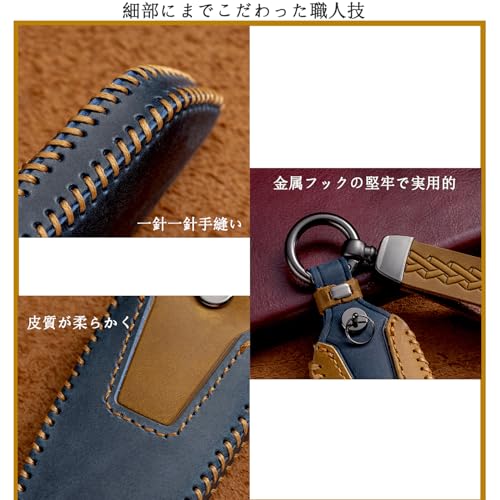 [Rasya] Nissan Key Case Key Cover 3/4 Button Compatible Leather Key Shell Serena C25 C26 C27 Series Note Aura E13 Note E12 Nissan NV350 NV200 Van