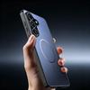 Frosted Matte For  Magnetic Case For For Samsung Galaxy S26 S25 Ultra Plus Camera Protection Acrylic Plating Hard Back Cover