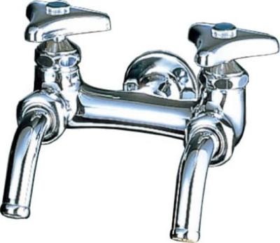 INAX Horizontal Faucet for Home Cold Climate Compatible LF-7Y-13-U Two-Outlet Use,