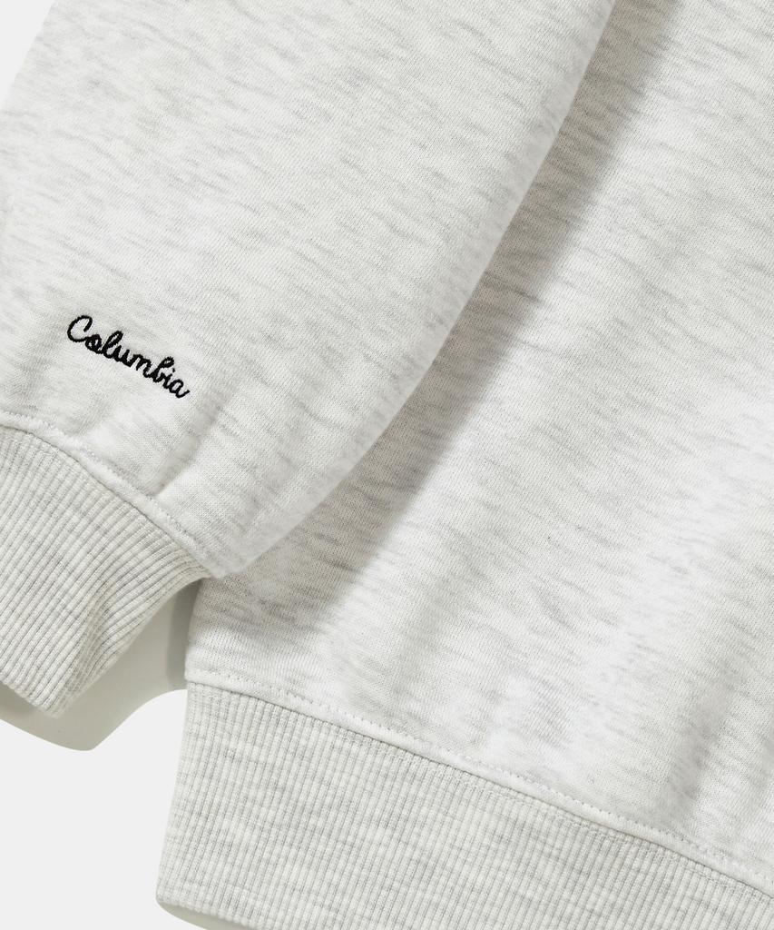 COLUMBIA UNIVERSITY Reverse Arch Fleece Crew Neck_Light Melange