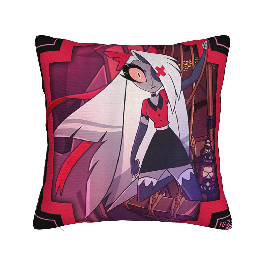 Pillow Case Hazbins Hotels Alastor The Radio Demon Soft Pillow Cover For Sofa Bedroom Home Decor Funny Pillowcases