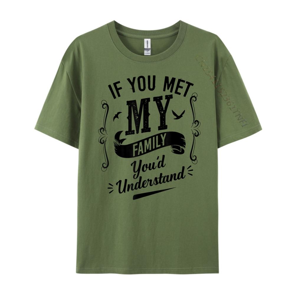 Hubif You Met My Family You D Understand Luxury T Shirt Anime Blue And White Graphic T Shirts Camiseta Tshirt HOLIDAYS