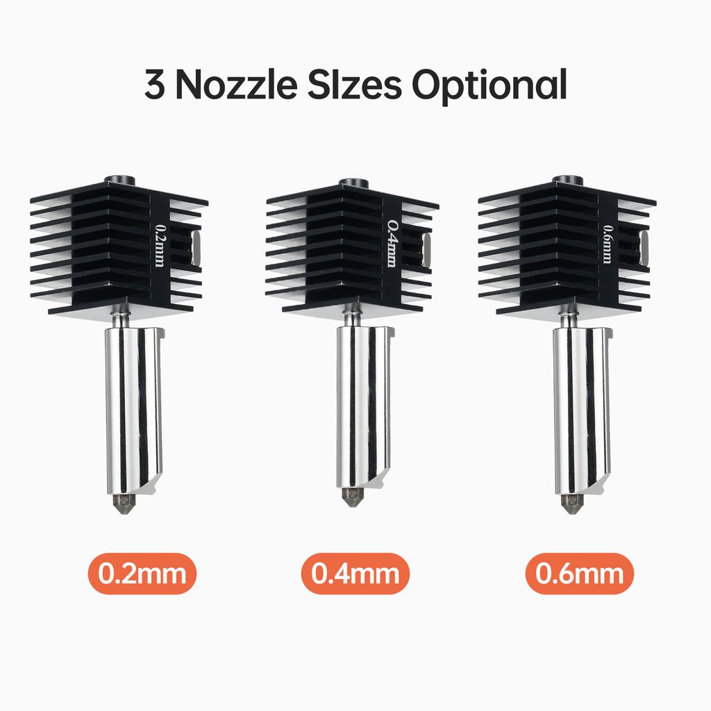 Hot End Kit Extrud Replacement Accessory Compatible With A1Celsius A1 3D Print S High Temp Ature 0.6mm Hardened Steel Nozzle with Silicone