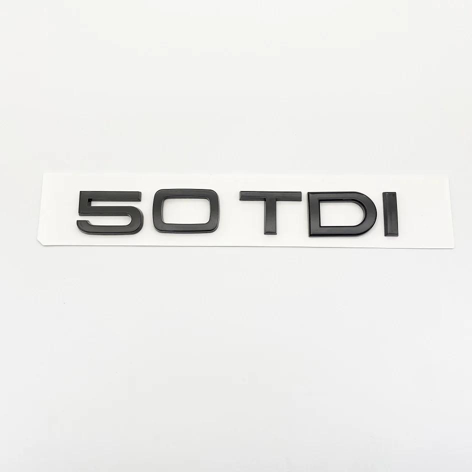 ABS 3D Letters 2.0TDI 2.5TDI 3.0TDI 35TDI 40TDI 45TDI 50TDI Emblem for Audi A1 A3 A4 A5 A6 A7 A8 Q2 Q3 Q5 Q7 Car Trunk Sticker