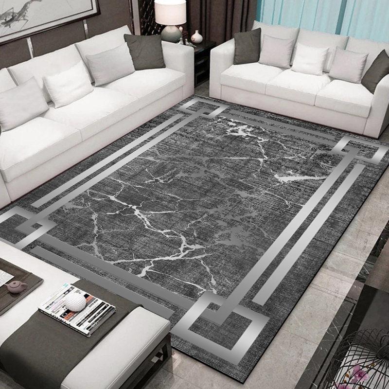 Chinese Simplicity Carpet Luxury Washable Non Slip Mat for Living Room Bedroom Sofa Table Decor