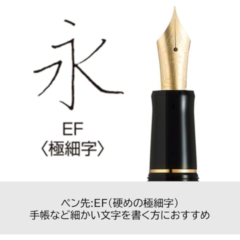 PILOT Custom 74 EF Extra Fine (Ultra Fine) Deep Red Black FKKN12SRDREF Tip 14K Pilot