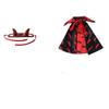 Breathable Dog Bat Cloak Set Adjustable Fit Halloween Dog Clothes Cat Cosplay Cloak  Themed Party