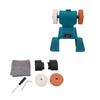 Bench Grinder 70mm Dual Grinding Wheel 250W 6000RPM Powerful Motor Small Benchtop Polisher for Metal Stone Polishing