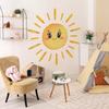 Cute sun wall stylish DIY room wall and room rental wall paper stickers, wallpaper, removable, decor, kids' art, boy's girl's wallpaper,
