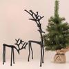 Modern Decorative Black Reindeer Christmas Decoration Christmas Tabletop Ornaments  Table Ornament