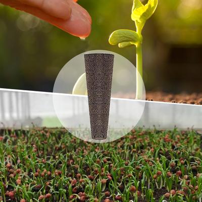 50Pcs Growing Sponge Loose Structure Aiding Germination Peat PH Balanced Root Growth Sponge Gardening Tool