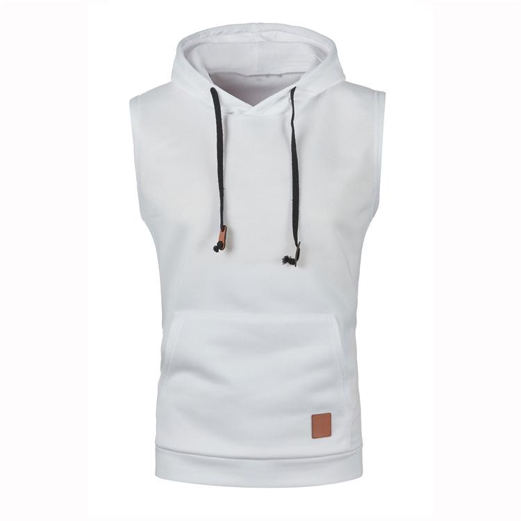Gilet in Maglia con Cappuccio da Uomo Slim Fit - Pile Sottile, Edizione Autunno/Inverno