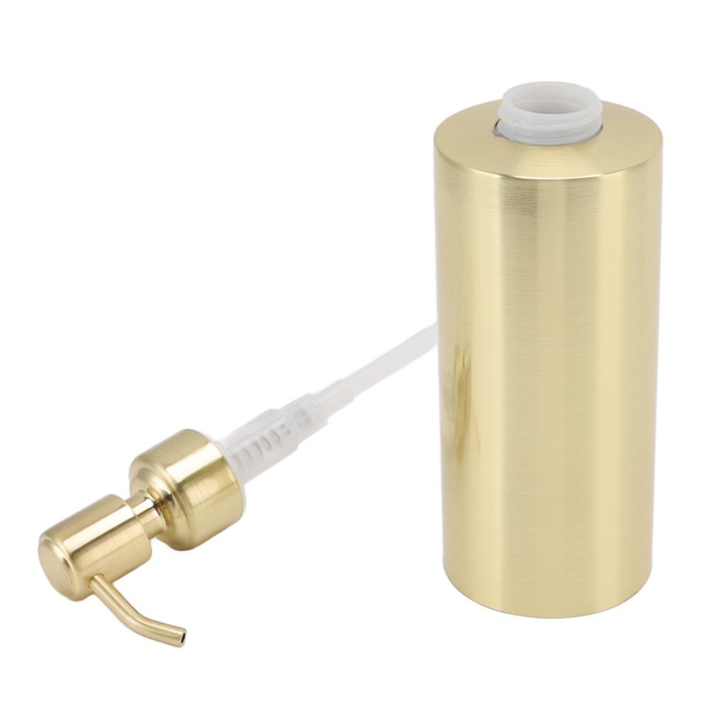 260ml Capacity Lotion Bottle Gold Liquid Soap Dispenser Soap Dispenser Bathroom Kitchen Hotel