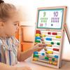 My First Easel Skills - Montessori Game - MONTESSORI - Double-Sided Board, Magnetic Letters and Numbers