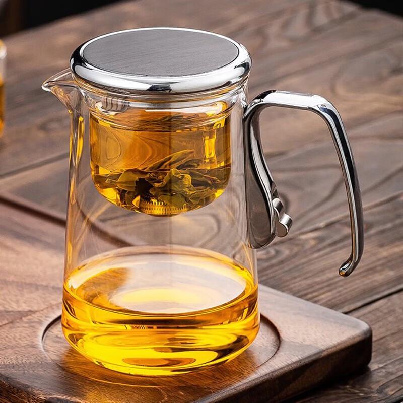 YIHUTEA Magnetic Glass Easy Brew Tea Pot