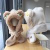 Cozy Fleece-Lined Winter Hat & Scarf with Cute Bow and Ear Protection for Kids