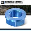 NICECNC M16XP1.5 Front Axle Shaft Lock Nut Dirt Bike Compatible with Yamaha YZ125 YZ250 05-21 YZ250F YZ450F 05-13 YZ125X 17-21 YZ250X 16-21 WR250F