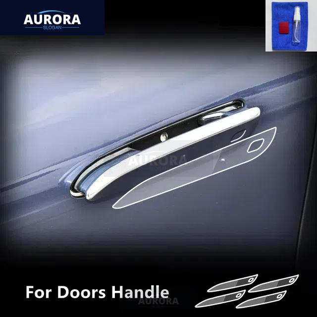 

For MERCEDES-BENZ EQE 22-23 V295 Doors Handle Transparent TPU Protective Film Anti-scratch Repair Accessories Refit For Doors Handle