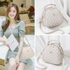 Shoulder Small Crossbody Round Bag Tide Women's Bag Korean Style Fresh and Stylish Rhombus Plaid