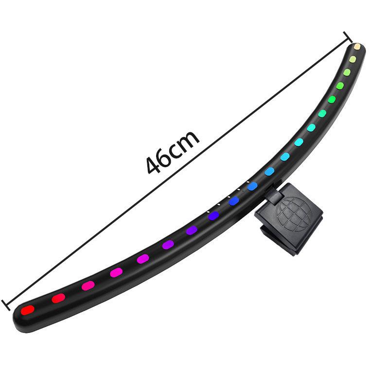 RGB Sound-Controlled LED Rhythm Light: Curved and Straight Screen Ambiance Lamp for Computer Monitors