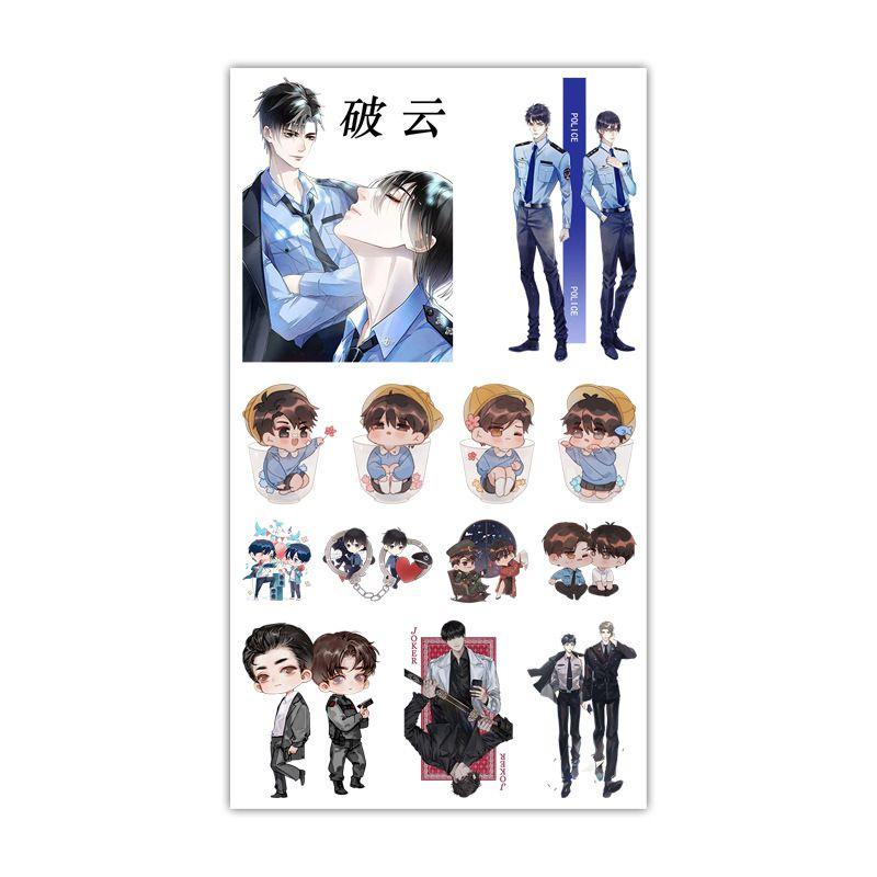 Anime Tattoo Mini Posted Tomorrow Ark Creative Personality Sticker Sticker Gift