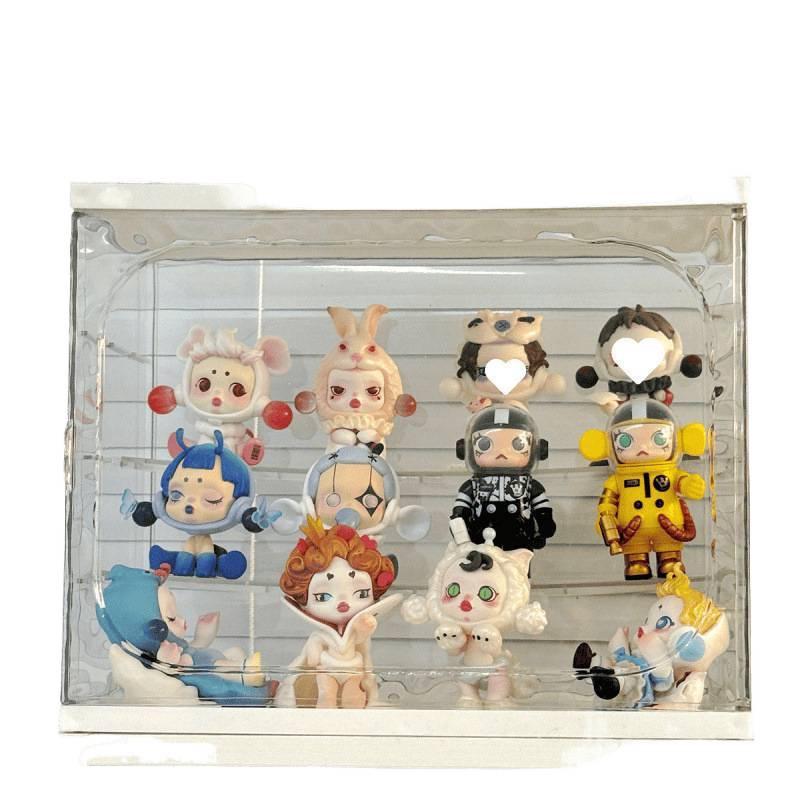 Transparent Acrylic Display Case for Action Figures and Dolls