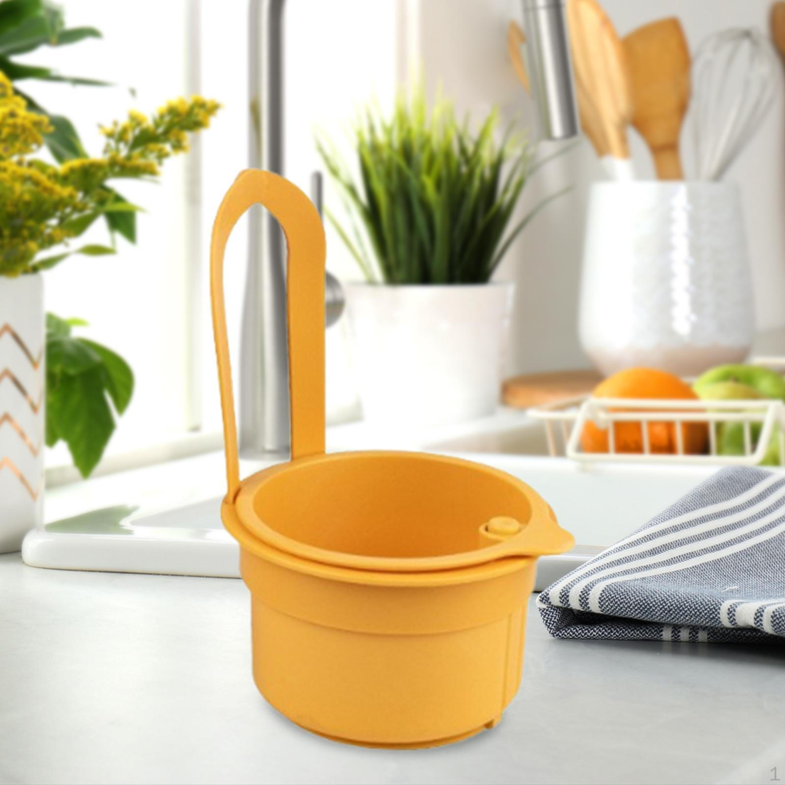 

Automatic Dumping Corner Basket, Faucet Hanging Strainer, , Kitchen Sink Drain Basket помаранчевий