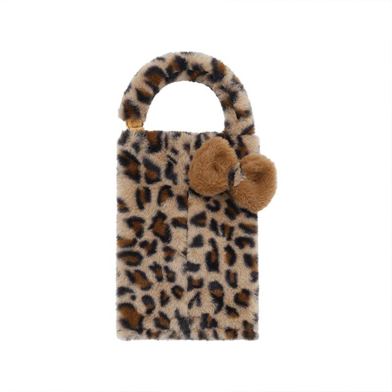 1PC Car Tissue Box Leopard Print Car Tissue Box Plush Car Seat Hanging Paper Box Fashion Goddess Car Home Dual Use Tissue Bag