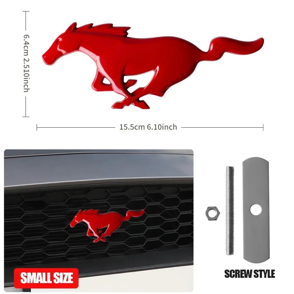 Car Sticker Ford New 2025 Hot 3D Metal Styling Car Front Grill Badge Sticker Decal for Ford Focus Mustang 2 3 4 MK2 MK3 MK5 Fies