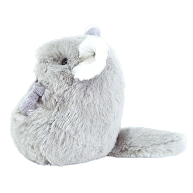 Sun Lemon Koromoffuru Chinchilla Gray 14 x 16 x 21 cm Plush Animal P-8292