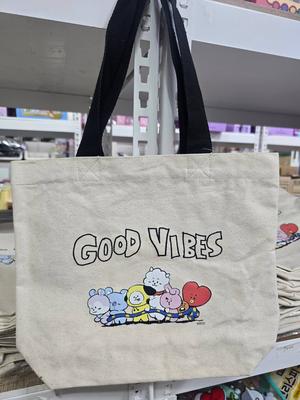 BT21 Stoffpose 2 typer/ Gode vibber/ Født til å være en stjerne/ Autentiske offisielle varer, KPOP, KBeauty