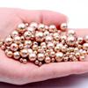 18g Perforated Imitation Pearl Beads: No Peeling/Fading - Cream Glue Hair Clip for DIY Handmade Bracelets & Small Accessories.