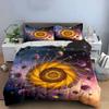 "Colorful Galaxy Spiral Decoration Set" Soft Comfortable Duvet Cover Bedding Set Included 1*Duvet Cover & 2*Pillowcases gift