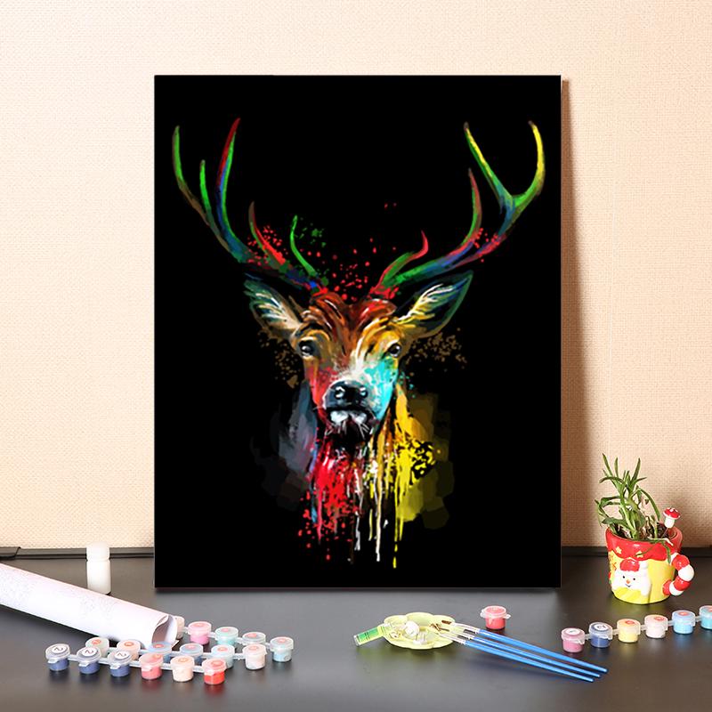 

DIY Живопись по номерам Цифровая живопись маслом Хобби Масляная живопись по номерам Живопись по номерам Домашнее украшение Изобразительное искусство Живопись по номерам маслом 40x50cm no frame