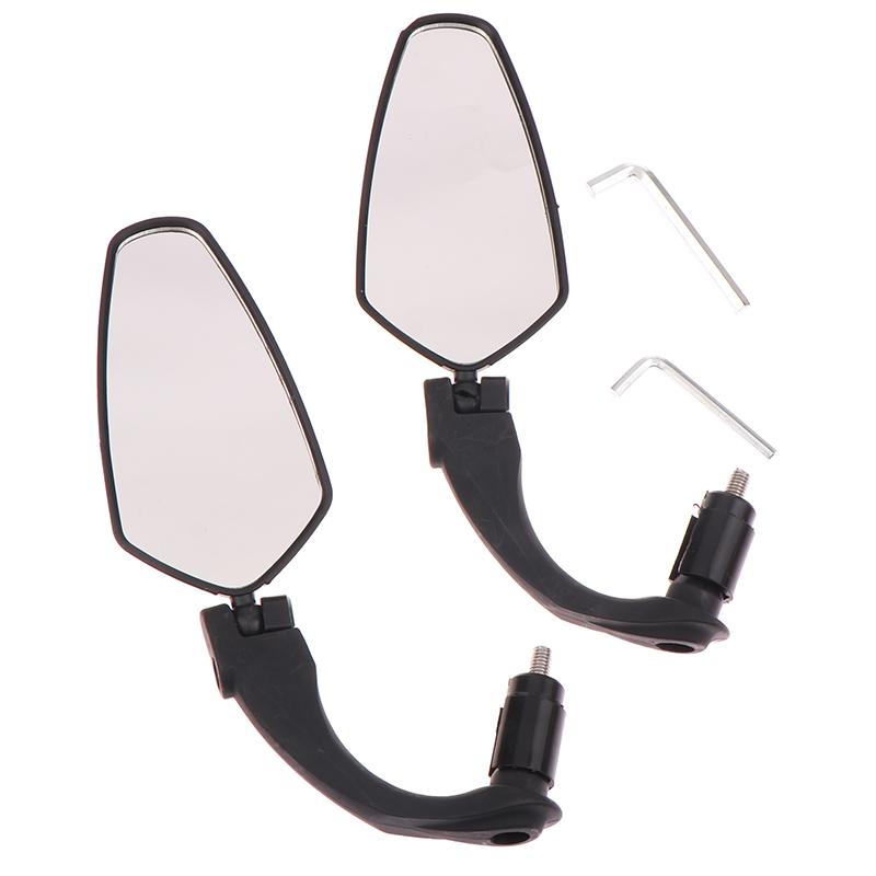 1/2Pcs Bicycle Handlebar Rear View Mirror Mountain Bike Wide Range Back Sight Reflector Adjustable Bike Mirror
