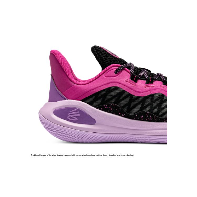 Curry Brand Curry Flow 11 GS Girl Dad Kids Sneakers Pink Rebel-Pink Provence-Purple 3027371-600