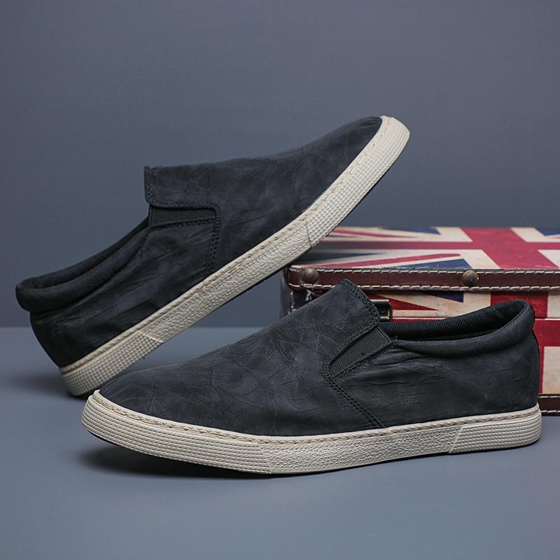 Fashion Men's Canvas Shoes Hot Sale Lightweight Comfortable Low-cut Vulcanized Espadrille Non-slip Casual Men Flats Shoes BD23001