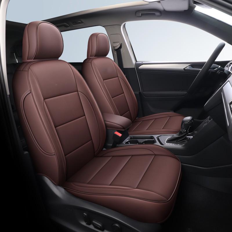 Yue Four Seasons Universal Car Seat Cover, Full Surround, Wear-Resistant, Five-Seat Leather