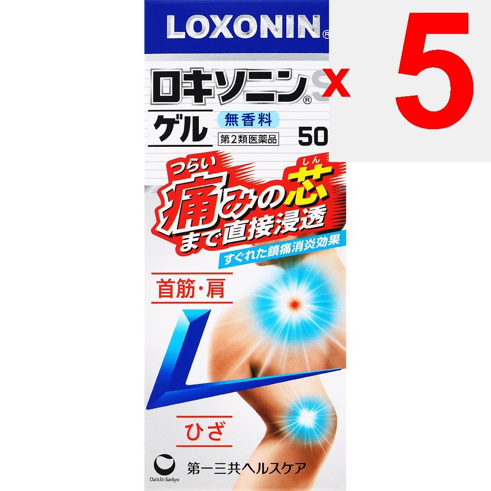 Daiichi Sankyo Healthcare Loxonin S Gel 50g Cream Gel Topical Agents Indications: Lower Back Pain, Shoulder Pain Associated with Stiff Shoulders, Join