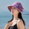Summer Hat Women's Sunshade Sunscreen Hat Sun Hat High Sense Summer Outdoor Flower Bucket Hat