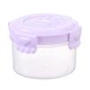 Plastic Sauce Box Cat Paw Pattern Lid Crisper Box Mini Sauce Container  Outdoor