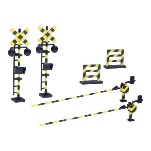 PLUM Railroad Crossing 1/80 Scale Two-Color Molded Plastic Kit MS055
