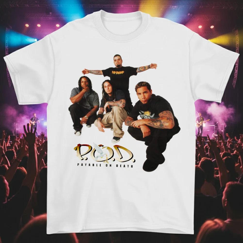 Редкий Постер P.O.D. Payable On Death Футболка S-5XL 2F1514 2XL
