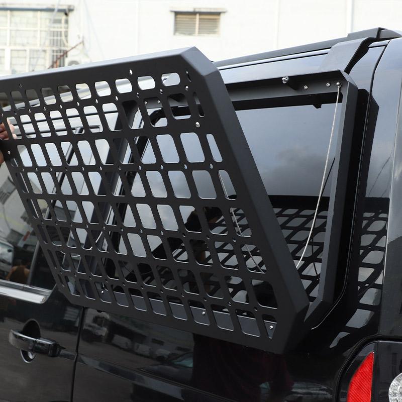 For Land Rover Discovery 4 LR4 2010-1016 Car Rear Window Glass Armor Shelf Storage Racks Foldable Frame Car Exterior Accessories