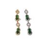 Green Jade Gourd Pendant Necklace - Natural Emerald Jade, Japanese Korean Fashion