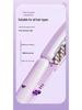 Corn Perm Negative Ion Curling Iron: Damage-Free, Fluffy Styling Crimper for High Skull Tops