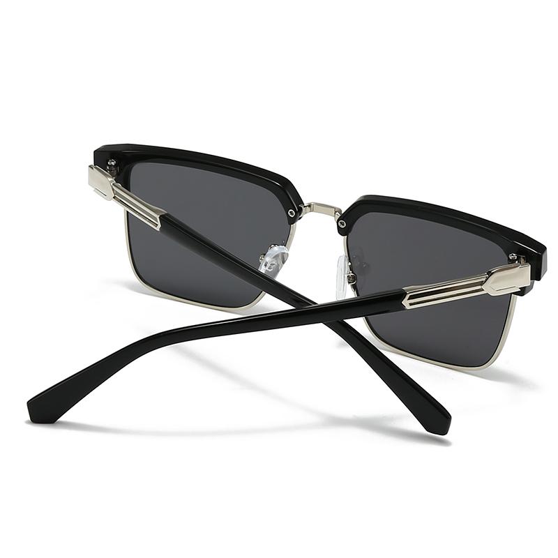 Popular Square Sunglasses for Men European American Street Photography Fashion Ins Trendy Sunglass