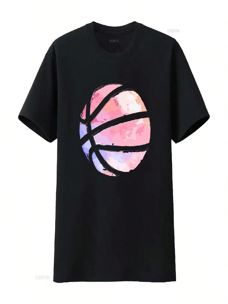 unisex T Shirt Basketball Player Hoops Streetball Baller White Medium Vintage Washed Streetwear Designer Clothes Unisex S разноцветный
