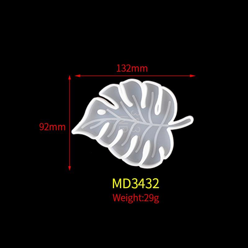 DIY handgemachte Blatt-Untersetzer-Form, Weihnachtsserie, Kristall-Epoxidharz-Form, Silikonharz, Ahornblatt